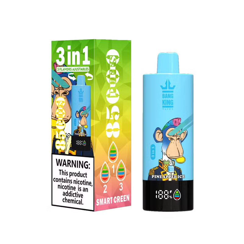 [Europe-PL01] Bang King Triple 85000 Puffs 3 in 1 Kit 63ml