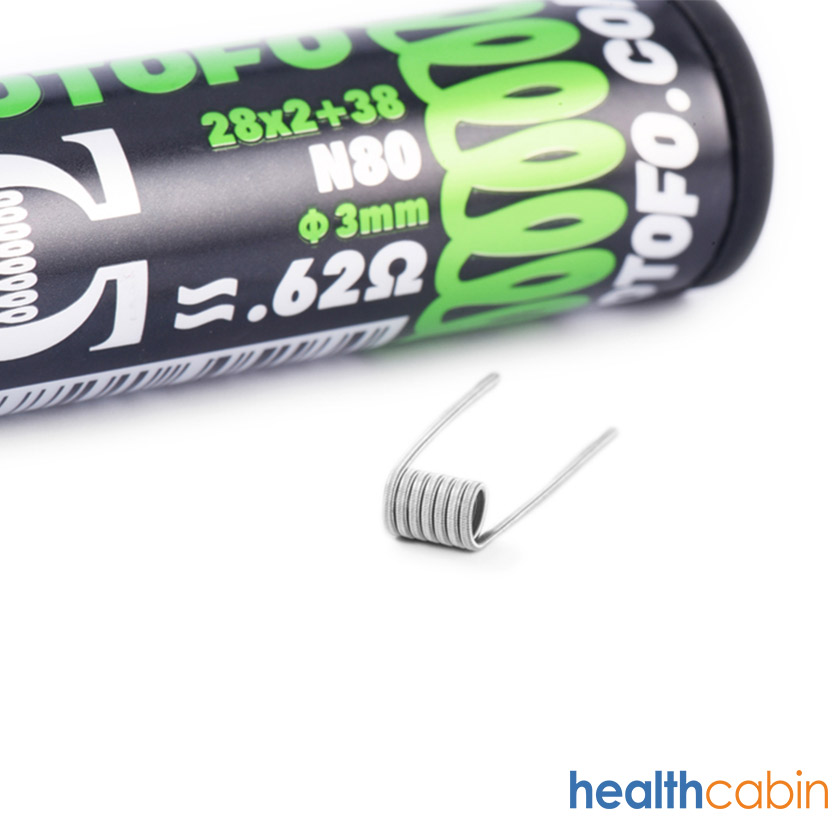 [Global-CN02] 10pcs Wotofo 0.62ohm Dual Core Fused Clapton Prebuilt Coils 28Gax2+38Ga