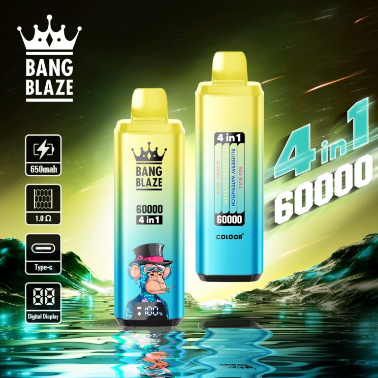 [Europe-PL01] Bang Blaze 60000 Puffs 4 In 1 Kit 56ml