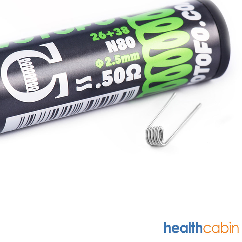 [Global-CN02][Pre-order] 10pcs Wotofo 0.5ohm Fused Clapton Prebuilt Coils 26GA+38GA