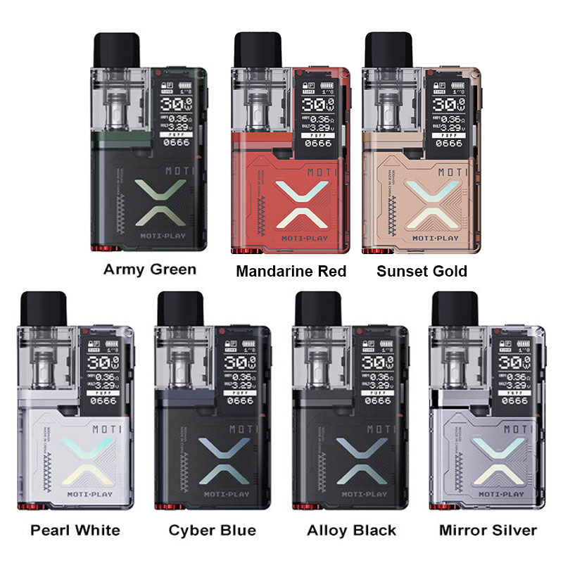 [Global-CN02] MOTI Play Pod System Kit 900mAh 2ml