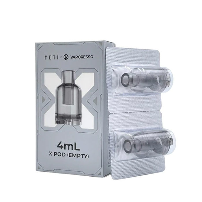 [Global-CN02] MOTI X Mini / X Empty Pod Cartridge 4ml (2pcs/pack)