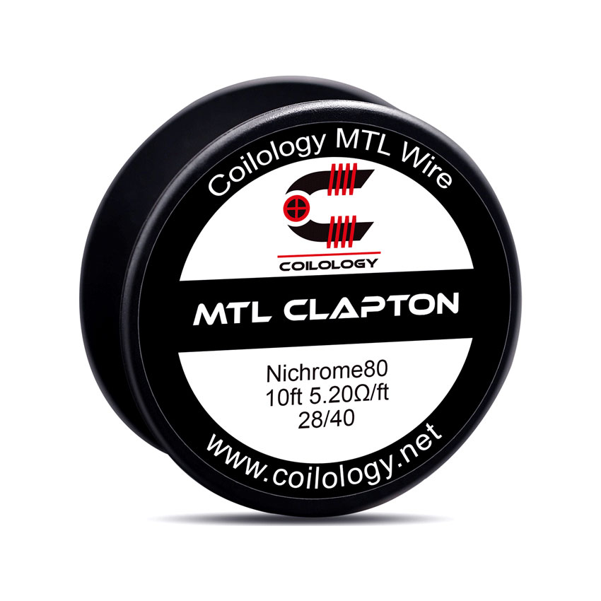 [Global-CN02] 10ft Coilology MTL Clapton NI80 Spool Wire 28/40 5.2ohm/ft