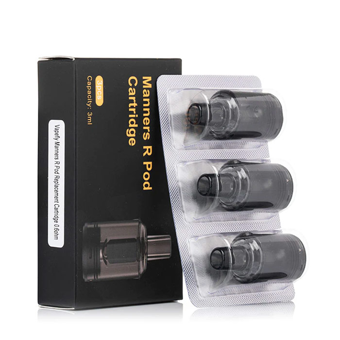 [Global-CN02] Vapefly Manners R Pod Cartridge 3ml (3pcs/pack)