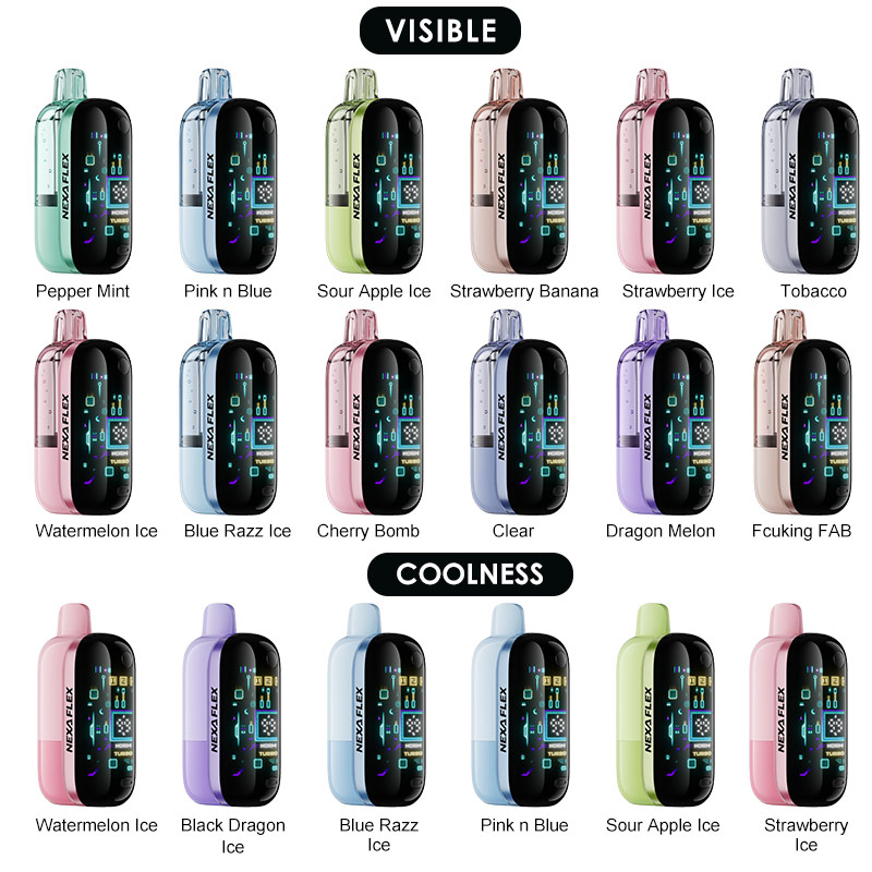 [Global-CN03] Nexa FLEX Disposable Vape Kit 1000mAh 18ml 35000K Puffs