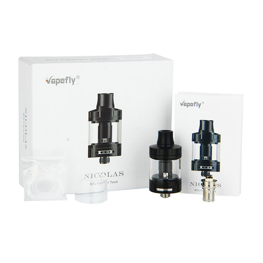 [Global-CN02] Atomizzatore Vapefly Nicolas Tank 3ml Argento-CigBest IT