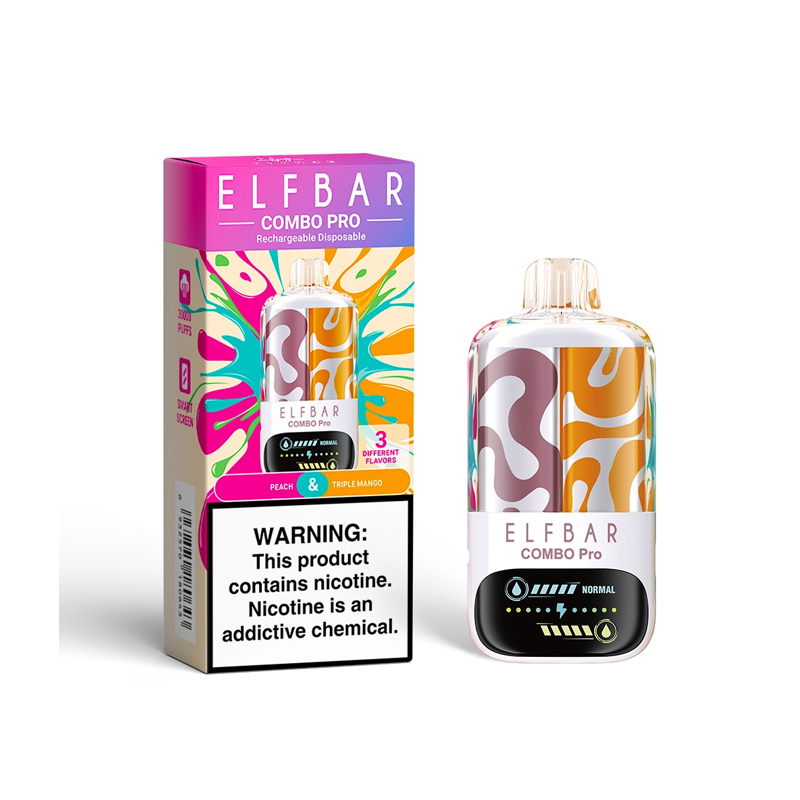 [Europe-PL01] Authentic ELFBAR COMBO Pro 30000 Kit 17ml 2 in 1