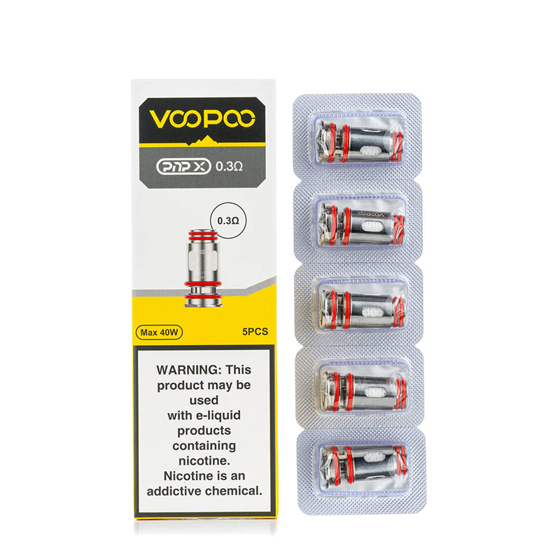 [Global-CN02] Voopoo PnP X Replacement Coil for Argus Pro 2 Kit / Drag 5 Kit / Uforce-X Tank / Doric 60 Pro / Drag S2/ Drag X2 / Vinci Spark100 Kit/ UFORCE-X Nano Tank (5pcs/pack)