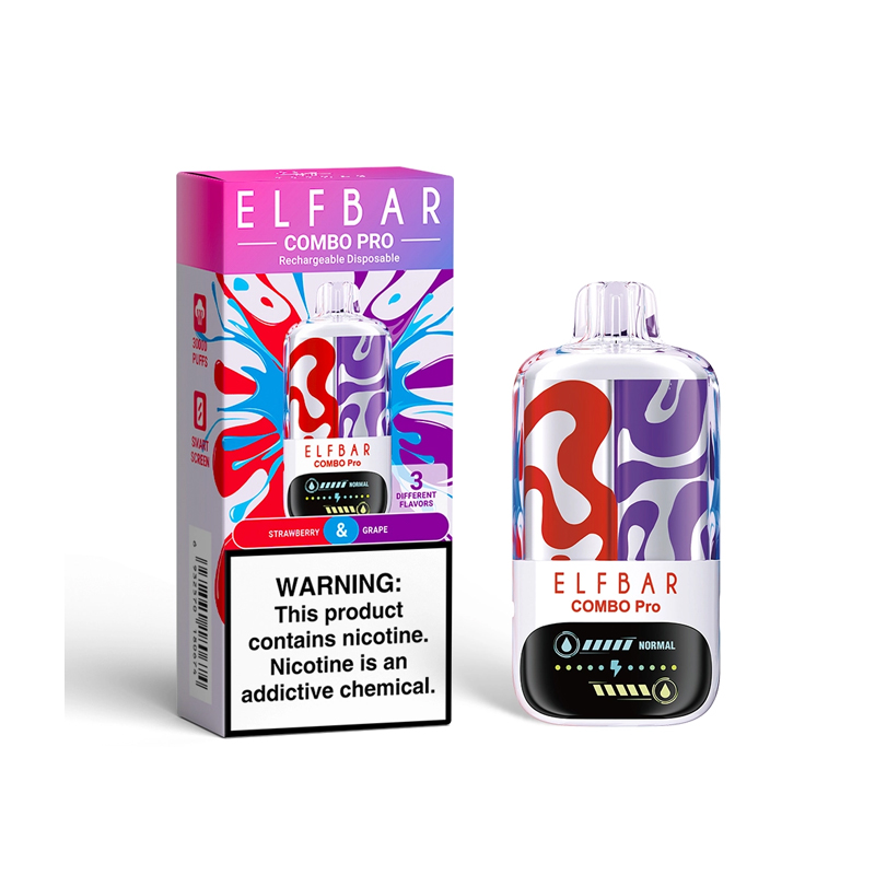 [Europe-PL01] Authentic ELFBAR COMBO Pro 30000 Kit 17ml 2 in 1