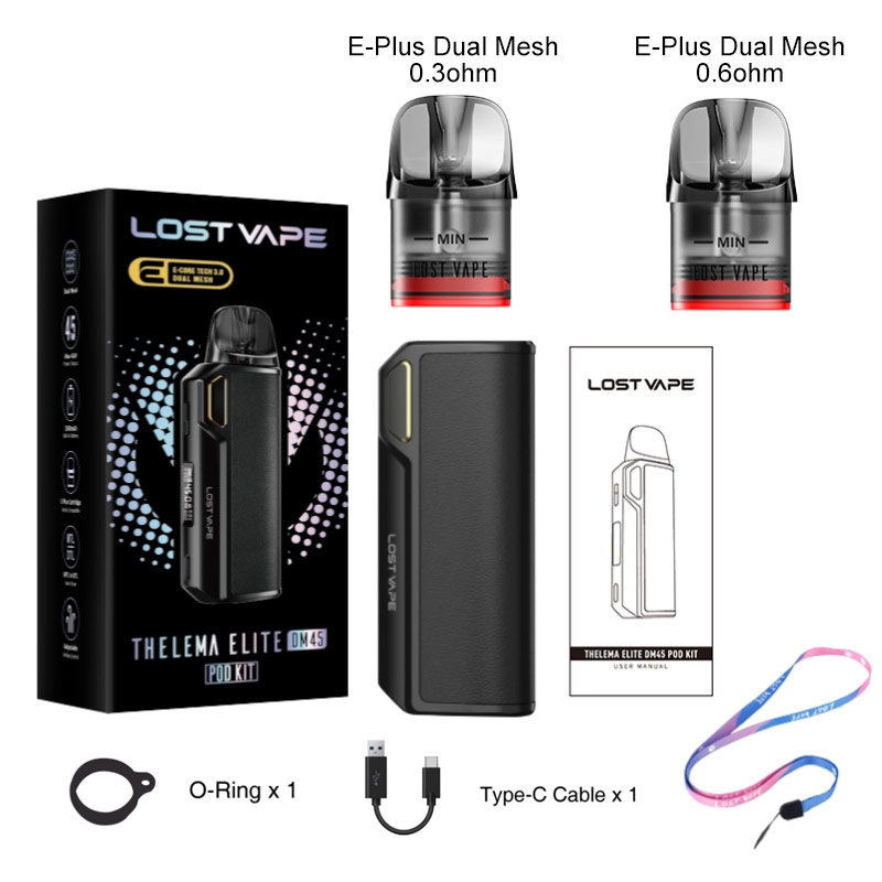 [Global-CN02] Lost Vape Thelema Elite DM45 Pod System Kit 1500mAh