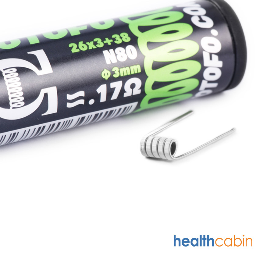 [Global-CN02] 10pcs Wotofo Tri Core Fused Clapton Prebuilt Coils 26G*3+38G