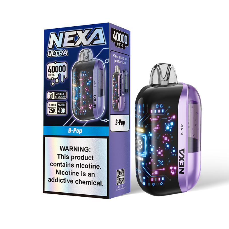 [Global-CN03] Nexa Ultra Disposable Vape Kit 800mAh 20ml (40000 Puffs)