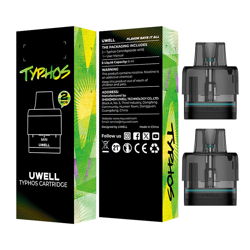 [Global-CN02] Uwell Typhos Pod Cartridge 6ml