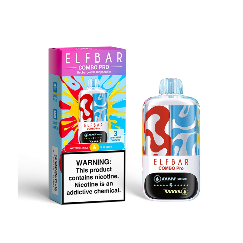 [Europe-PL01] Authentic ELFBAR COMBO Pro 30000 Kit 17ml 2 in 1