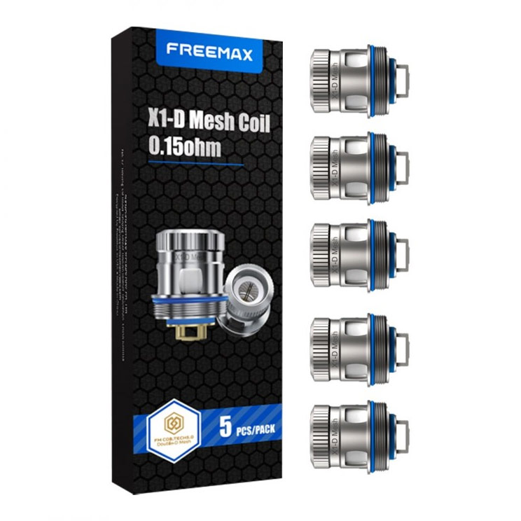 [Global-CN02] Freemax X1-D Mesh Coil for Fireluke 4 Tank (5pcs/pack)