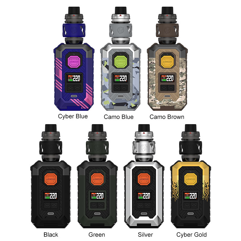 [Global-CN02] Vaporesso Armour Max 200W Mod Kit with iTank T Atomizer 6ml