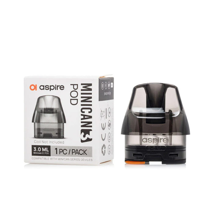 [Global-CN02] Aspire Minican 3 Pro / Minican 2 / Minican+ / Minican / Minican 3 Empty Pod Cartridge 3ml