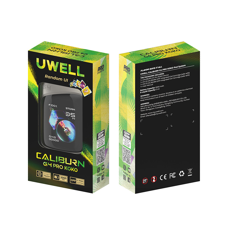 [Global-CN02] Uwell Caliburn G4 Pro Koko Pod System Kit 2000mAh 3ml