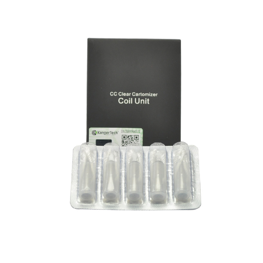[Global-CN02] KangerTech T2 Clearomizer Replacement Coil Head (5pcs/pack)