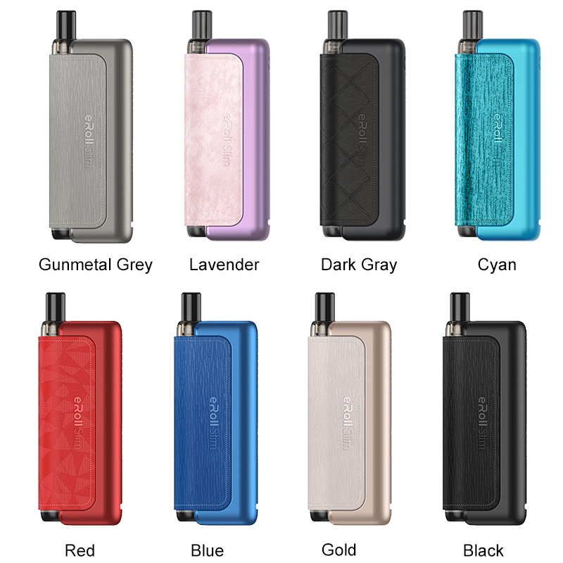 [Global-CN02] Joyetech eRoll Slim Pod System Kit with PCC Box 480mAh+1500mAh 2ml
