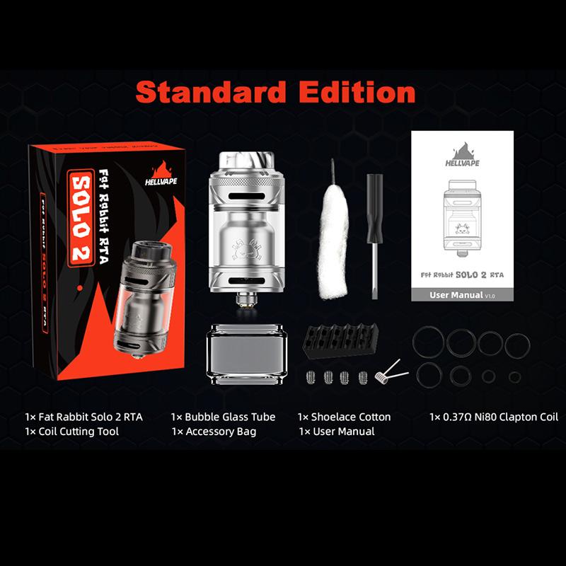 [Global-CN02] Hellvape Fat Rabbit Solo 2 RTA 5ml