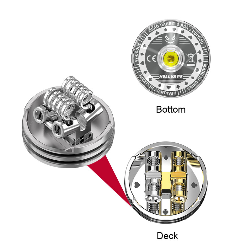 [Global-CN02] Hellvape Dead Rabbit 3 RDA Atomizer (24mm)