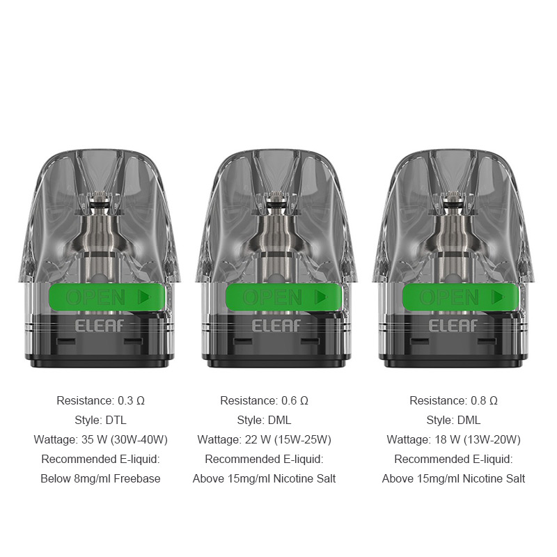 [Global-CN02][Pre-order] Eleaf iCita Pod Cartridge 3ml (2pcs/pack)