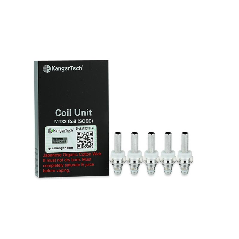 [Global-CN02][Pre-order] KangerTech SOCC (Organic Cotton Coil) for KangerTech EVOD & Protank 2 & Mini Protank 2 & Unitank & Mini Unitank (5pcs/pack)