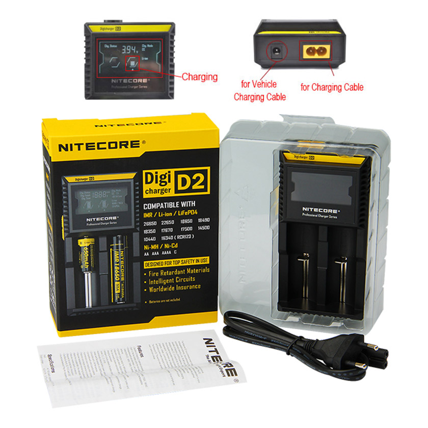 [Global-CN02][Pre-order] Nitecore Digicharger D2 (Euro Plug)