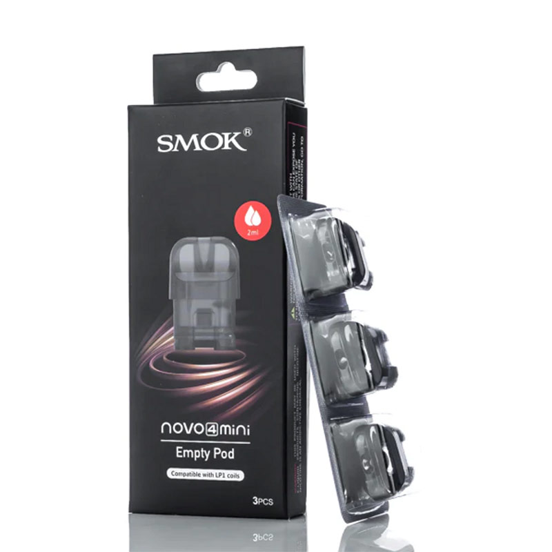 [Global-CN02][Pre-order] SMOK Novo 4 Mini Empty Pod Cartridge 2ml (3pcs/pack)