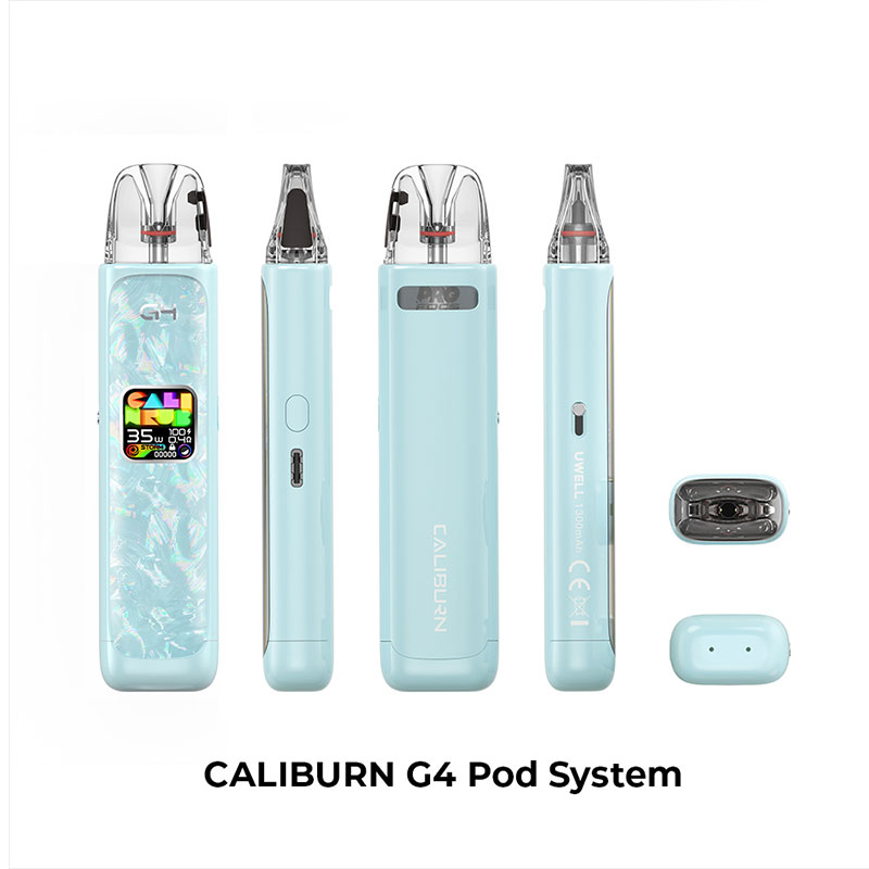[Global-CN02] Uwell Caliburn G4 Pod System Kit 1300mAh