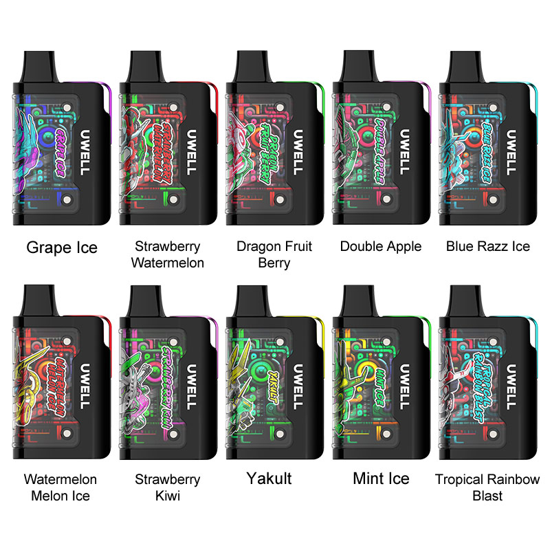 [Global-CN02] Uwell Cyberbar 8000 Disposable Vape Kit 1800mAh 16ml