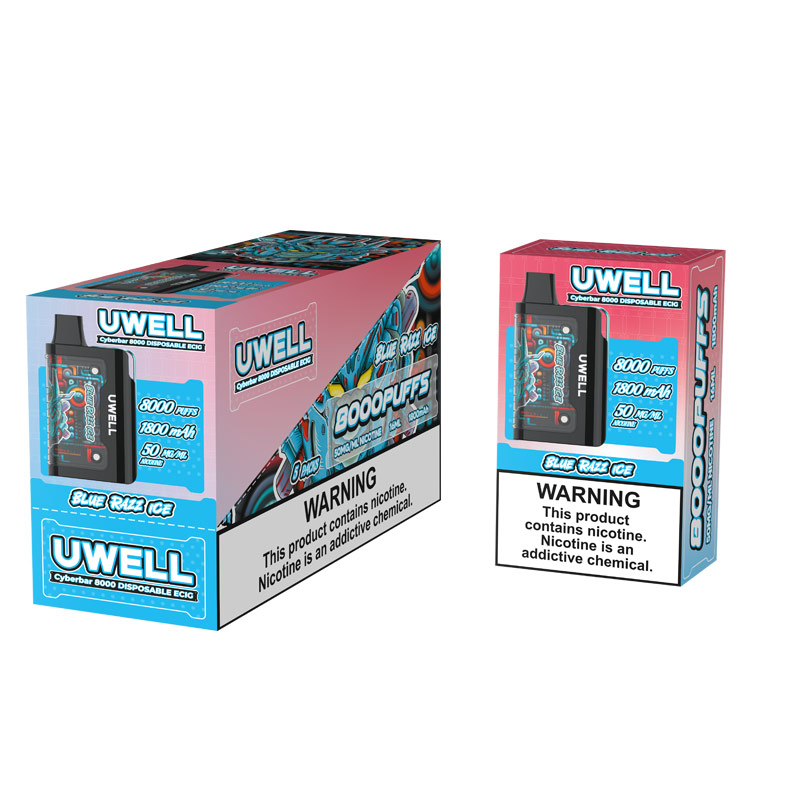 [Global-CN02] Uwell Cyberbar 8000 Disposable Vape Kit 1800mAh 16ml
