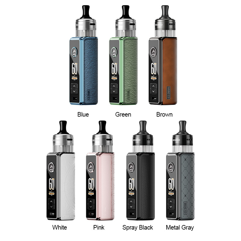 [Global-CN02] Voopoo Drag S3 60W Box Mod Kit with PnP X Cartridge MTL Pod 3000mAh