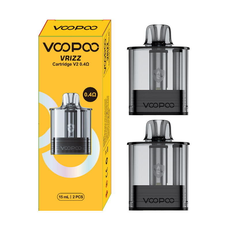 [Global-CN02] VOOPOO Vrizz Cartridge V2 for Vrizz 2 Kit, Vrizz Kit 15ml