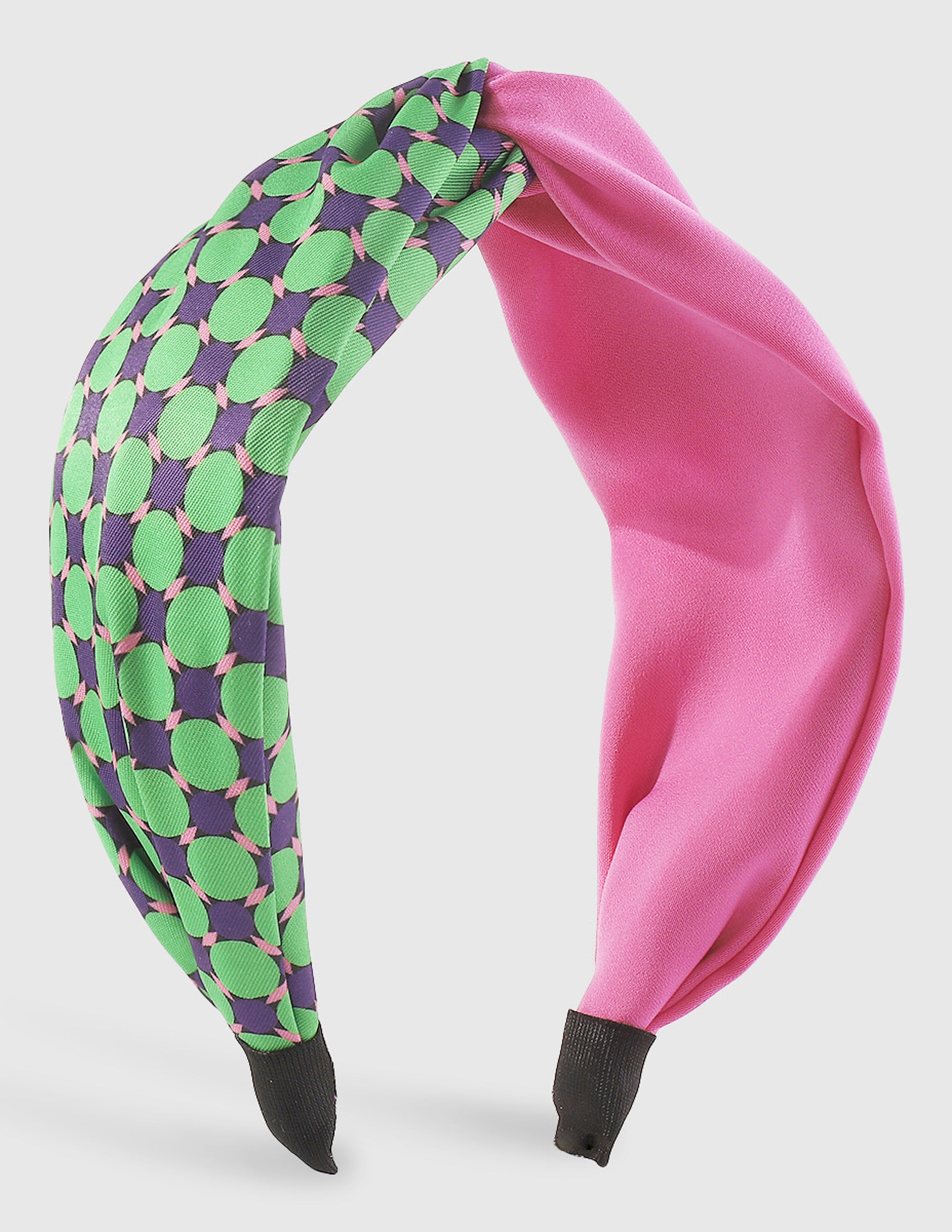 Plaid Stitching Headband-CALLISTARI