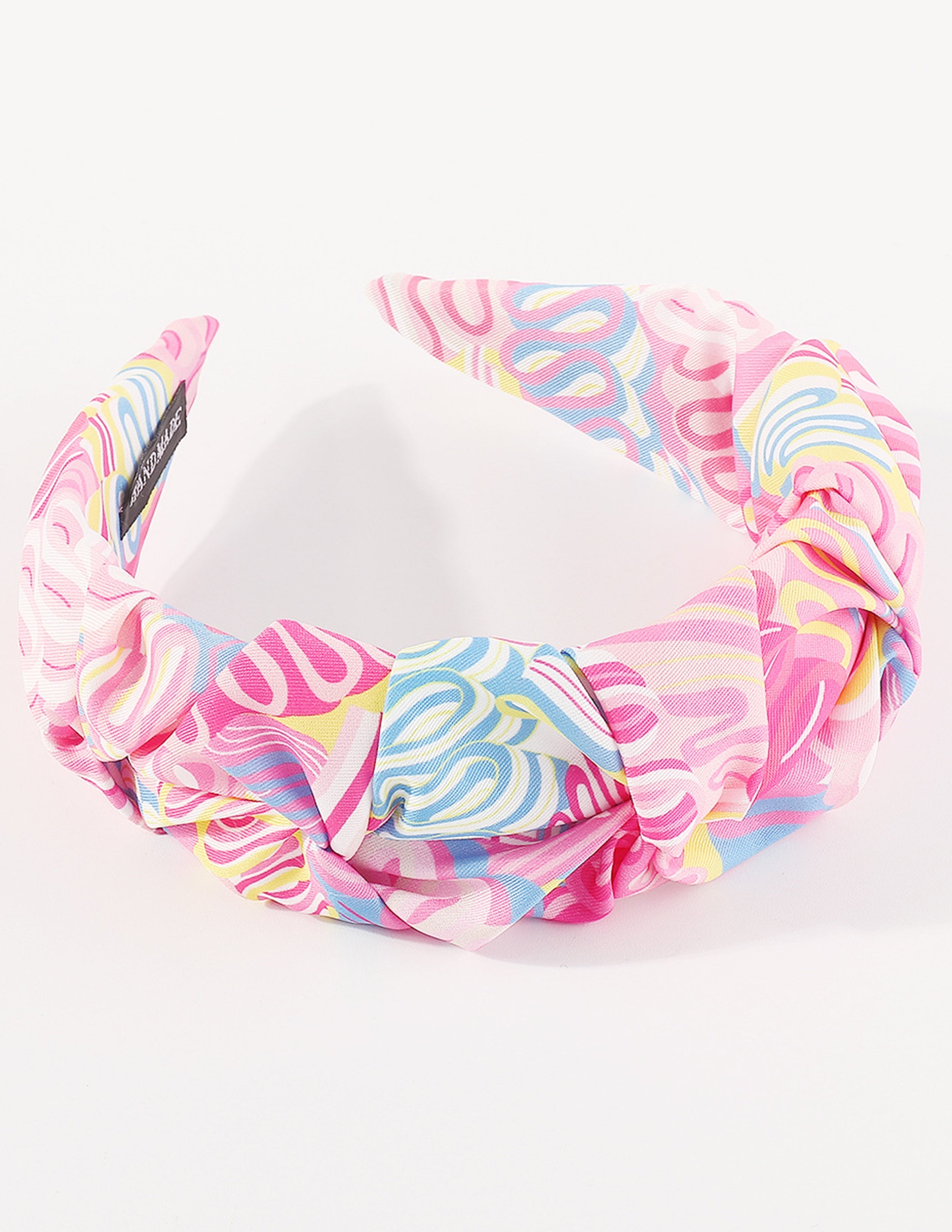 Floral Print Ruched Headband-CALLISTARI