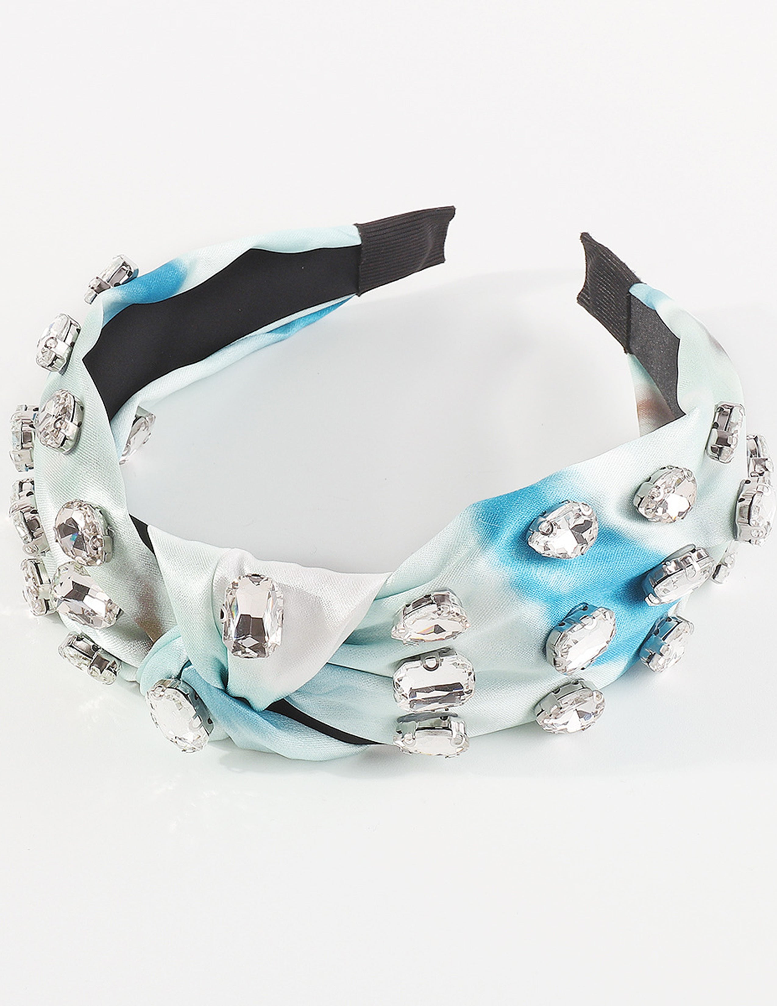 Knotted Tie-Dye Rhinestone Headband-CALLISTARI