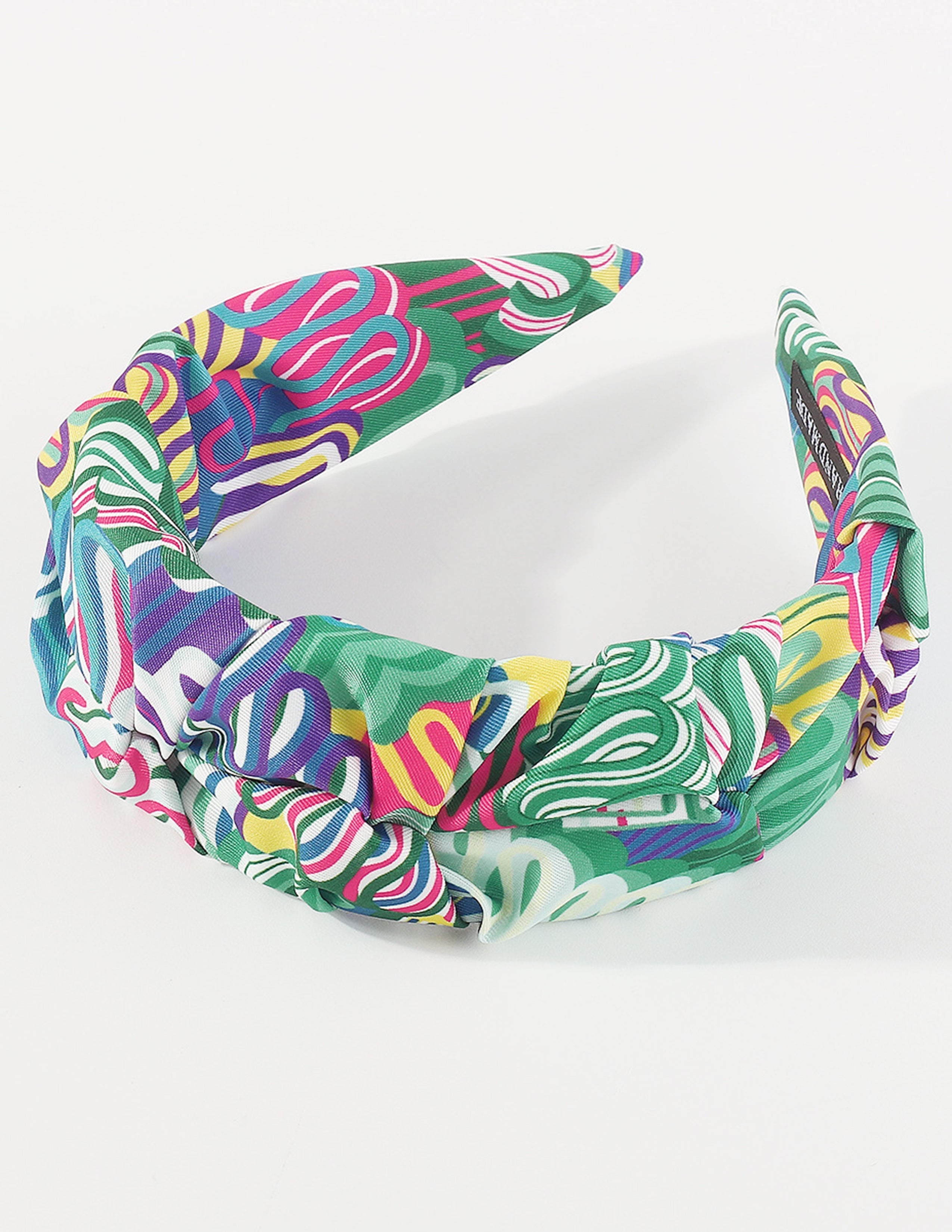 Floral Print Ruched Headband-CALLISTARI