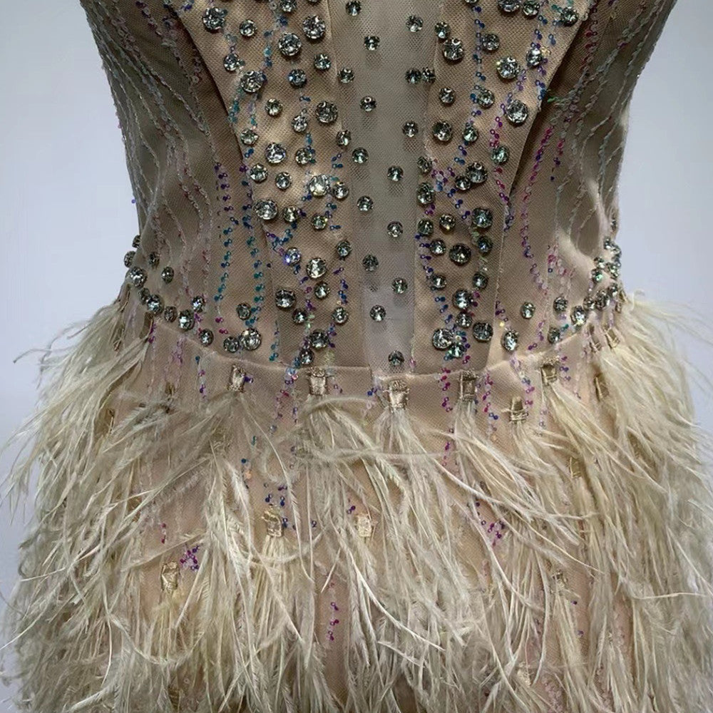 Women's Fashionable Sequins Tassel Dress-CALLISTARI