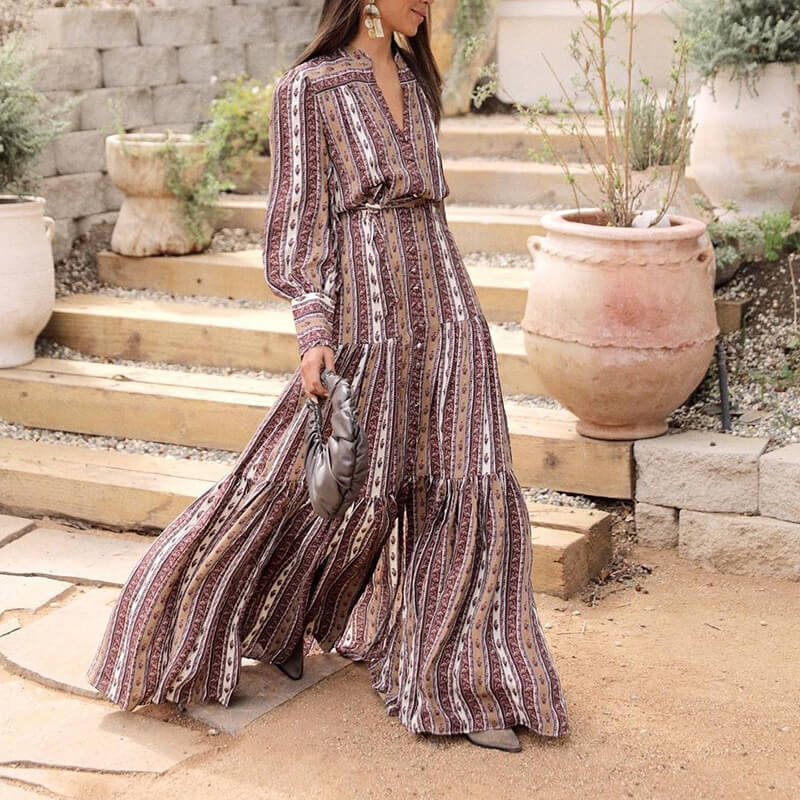 Bohemian Chic Maxi Dress-CALLISTARI