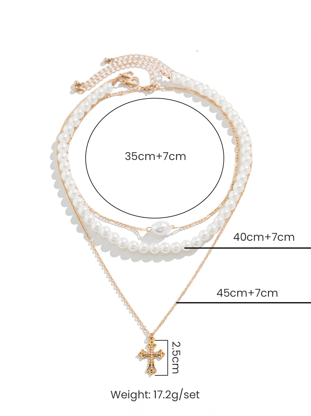 Pearl Multi-Layer Necklace-CALLISTARI