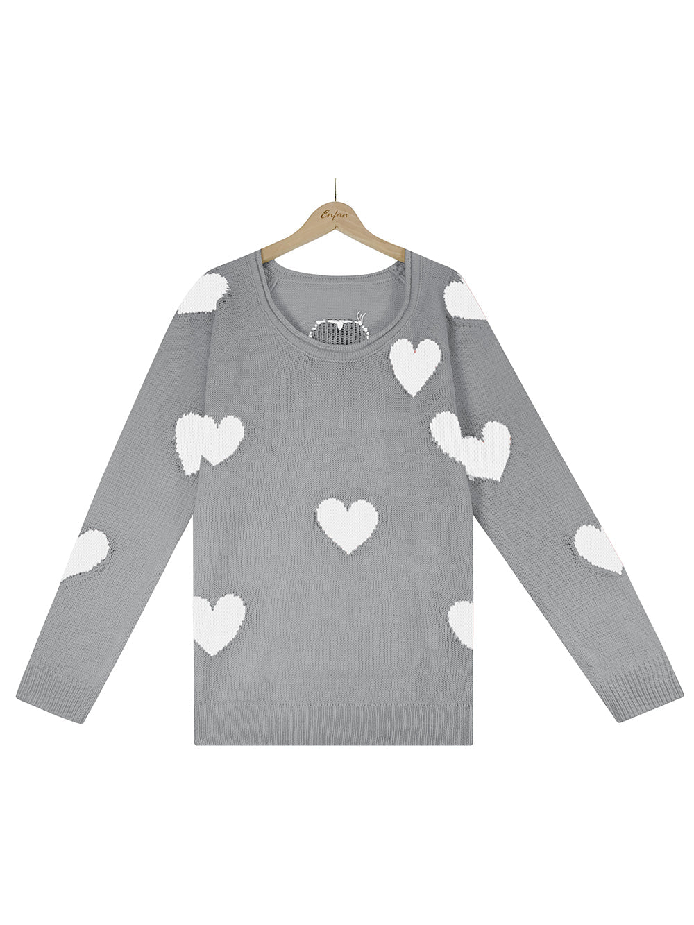 Valentine's Day V-Neck Knit Sweater-CALLISTARI