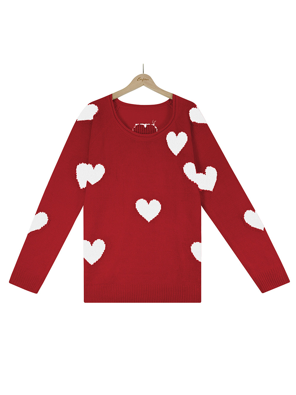 Valentine's Day V-Neck Knit Sweater-CALLISTARI