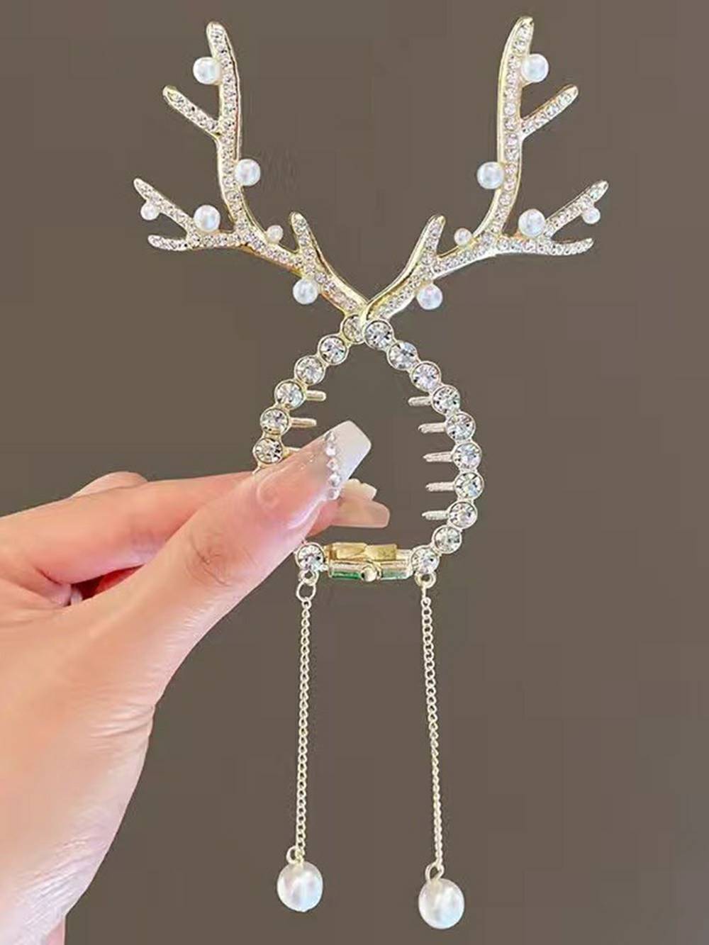 Chic Antler Tassel Hair Clip-CALLISTARI