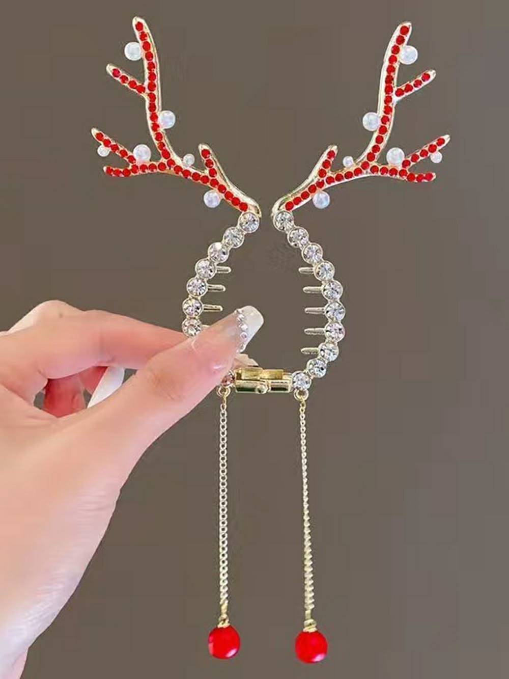 Chic Antler Tassel Hair Clip-CALLISTARI