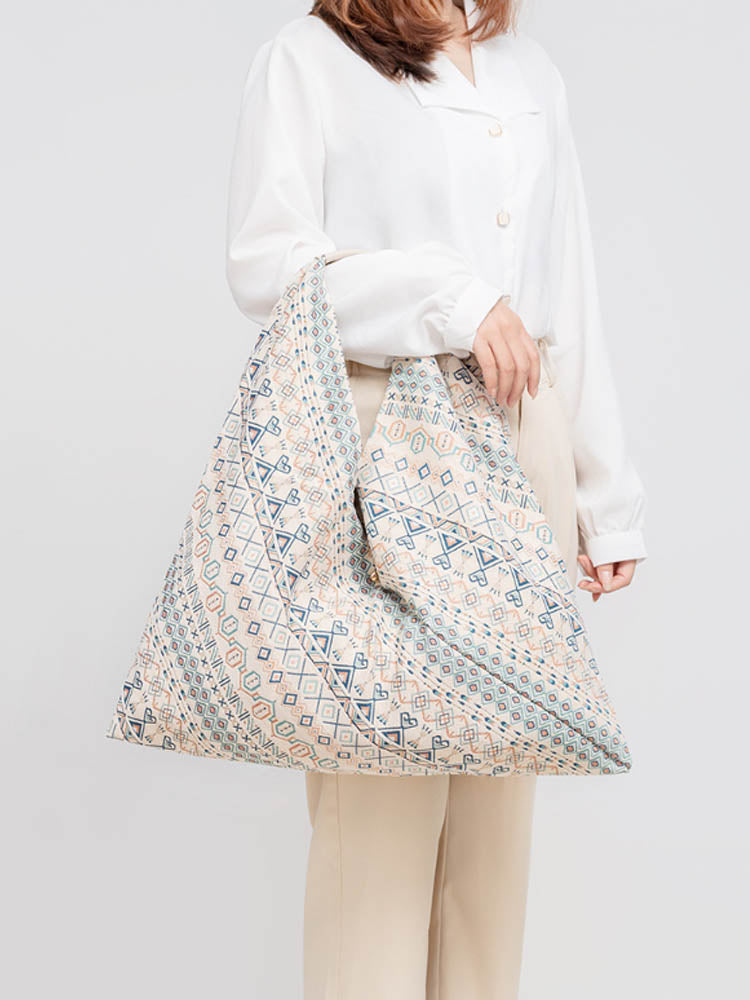 Canvas Triangle Bag - Printed-CALLISTARI
