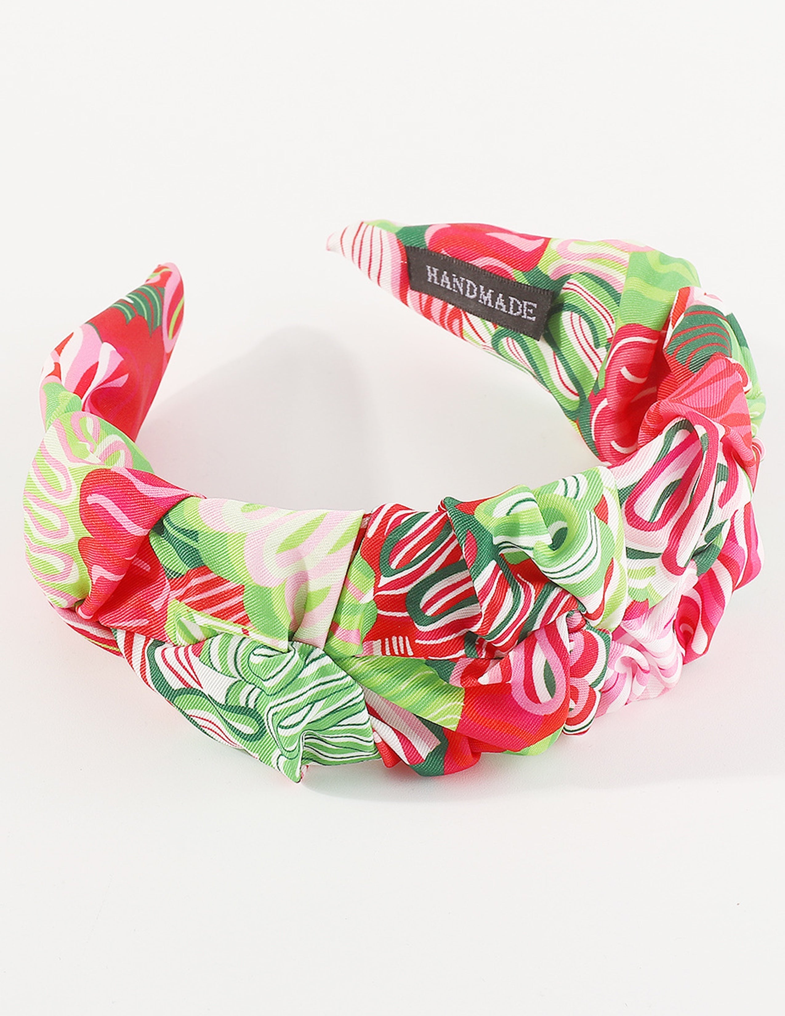 Floral Print Ruched Headband-CALLISTARI