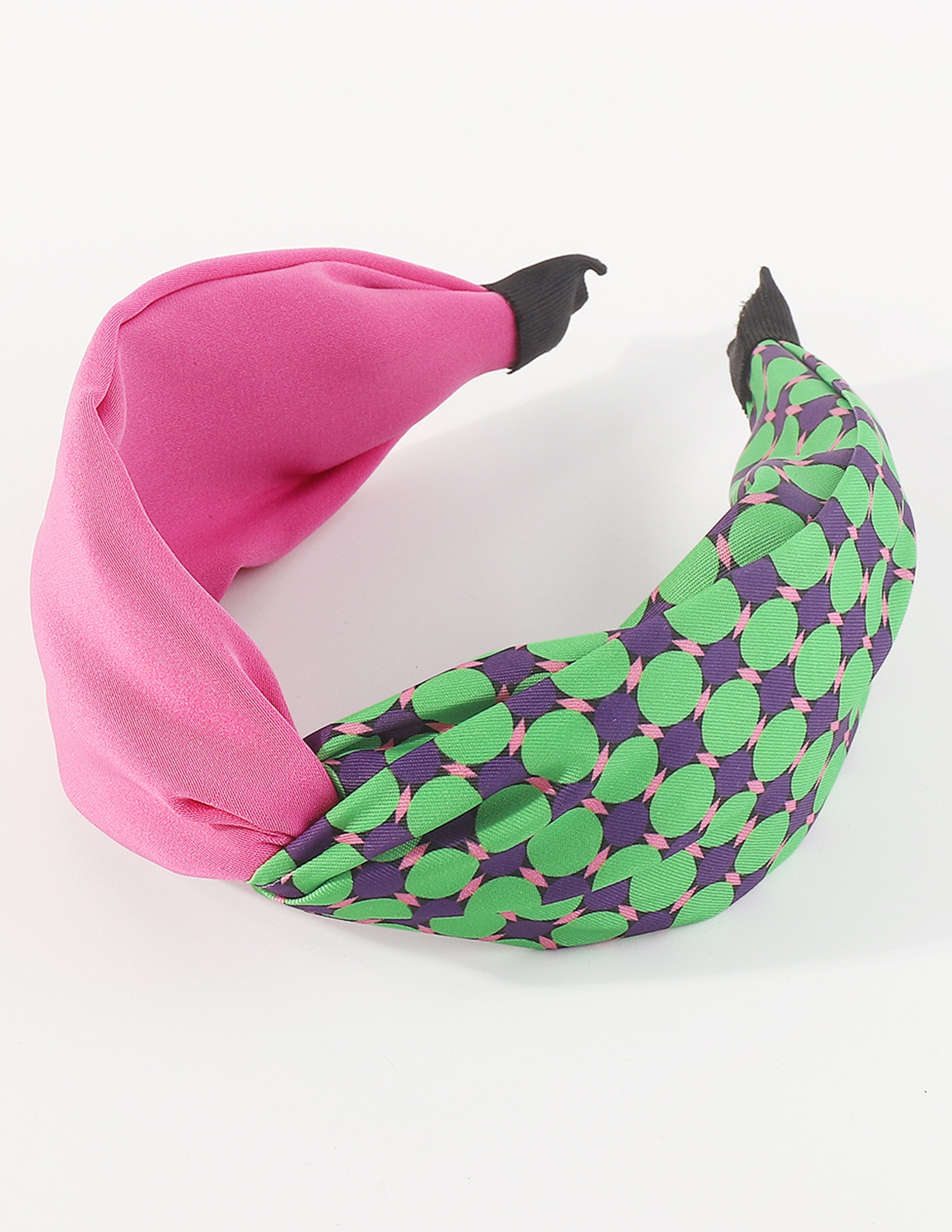 Plaid Stitching Headband-CALLISTARI