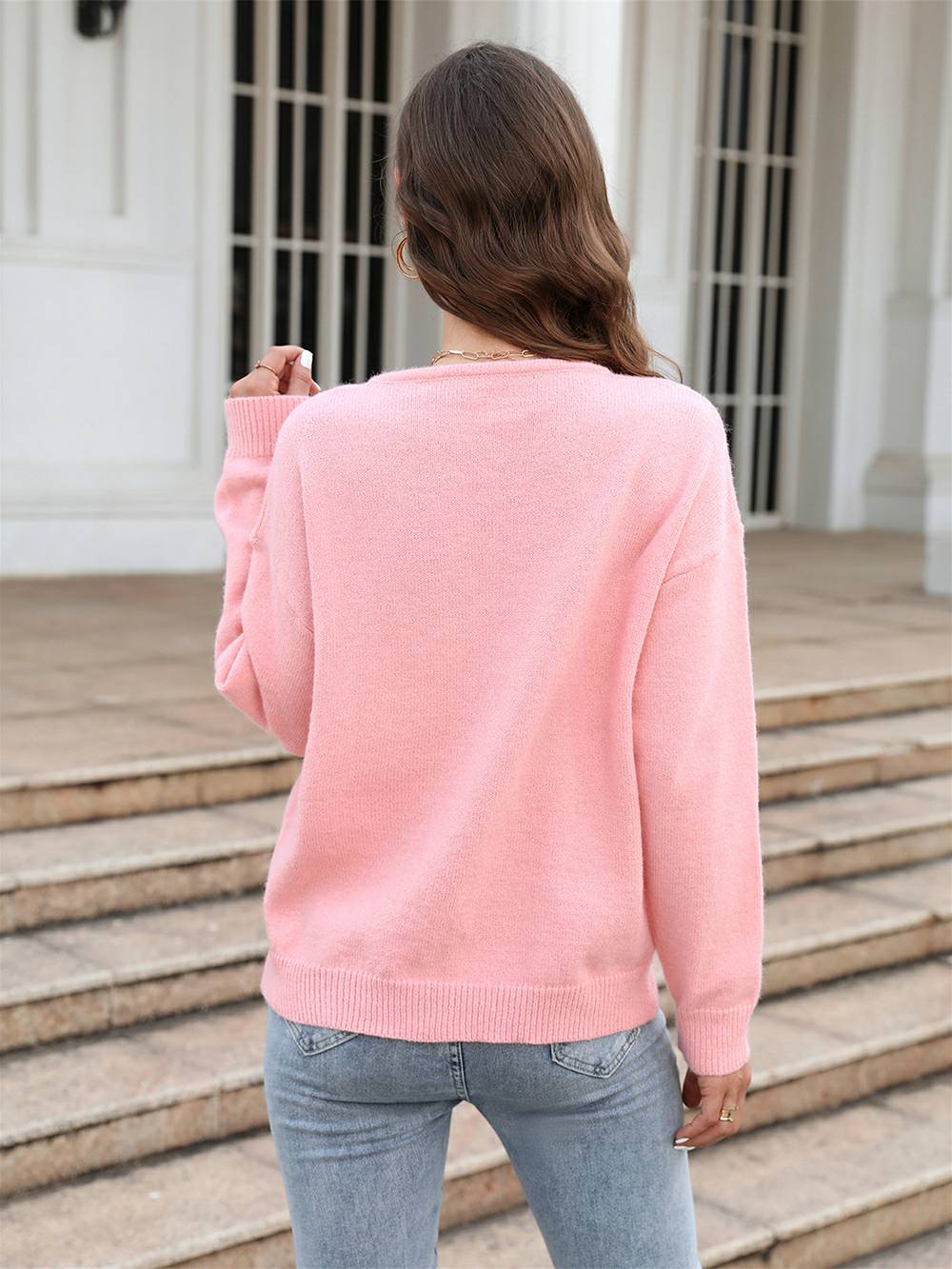 Love on Pulse  Knit Pullover Sweater-CALLISTARI